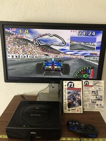 F1 Challenge Sega Saturn 1996 Virgin Foca 1 Official NO Case Formula One Racing