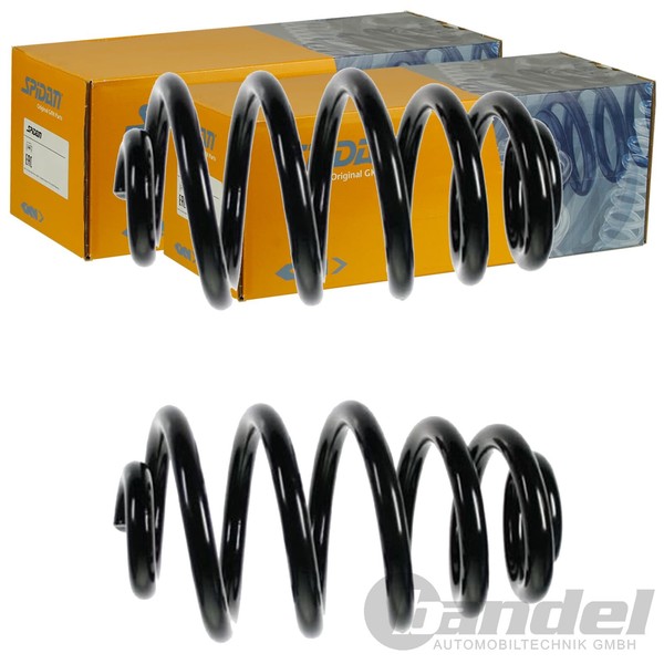2X Spidan Fahrwerksfedern Hinten Passend FÜR Audi A4 Seat Exeo Links+Rechts-image