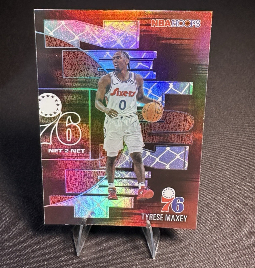 2025-26 Topps NBA Hoops Tyrese Maxey Net 2 Net #NTN-20 76ers