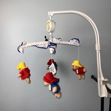 Paddington Bear Vtg 80s Nursery Musical Mobile Eden Nursery Mobile Original Box