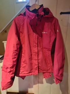 Dare 2b Pink and Black Waterproof Jacket Size 16 Eur 42 XL