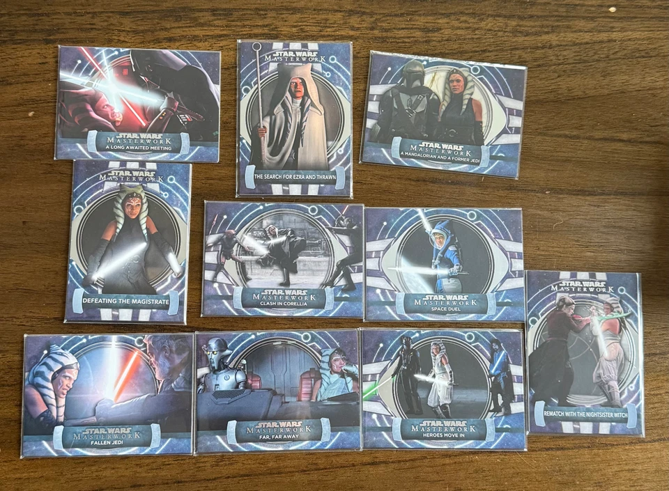 2024 Topps Star Wars Masterwork ✨Journey of Ahsoka Tano✨ Complete Set 1-20 - Image 4 of 4