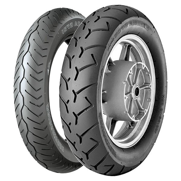 TYRE PAIR BRIDGESTONE 120/70-21 62H EXEDRA G721 + 160/80-16 80H EXEDRA G702