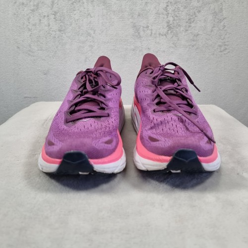 Hoka Clifton 8 Laufschuhe Damen UK 8,5 lila gepolsterte Turnschuhe - Bild 3 von 10