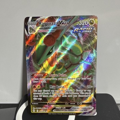 Pokmon Rayquaza VMAX Rapid Strike Holo Ultra Rare 320 HP 111/203 SWSH07 |  eBay