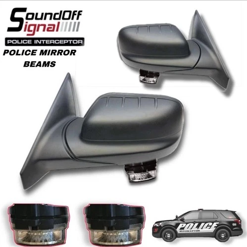 SoundOff Signal® Police Interceptor |OEM Door Mirrors| Ford | Explore/Utility