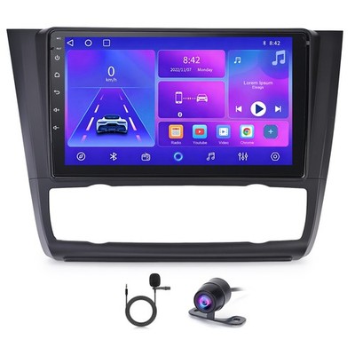 BMW 1 Series E81 E82 E87 E88 Android Stereo 9  CarPlay Android Auto Radio 2+32GB