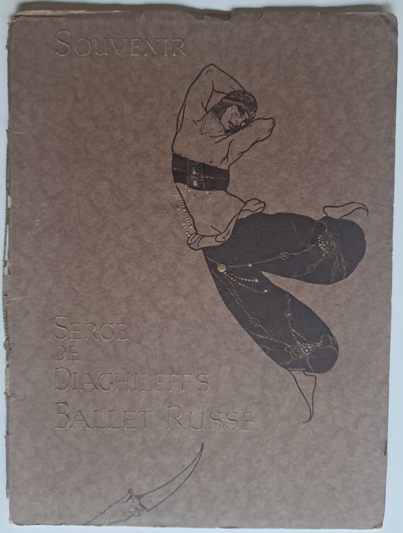 Original antique bakst illustrated nijinsky diaghileff ballet russe program 1916