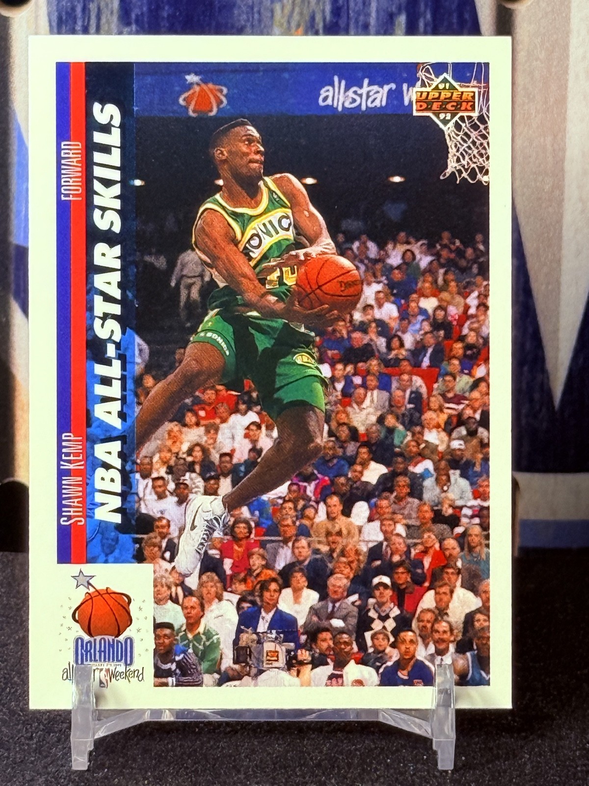 Shawn Kemp #481 Basketball Cards 1991 Upper Deck trading card — raw and PSA graded price guide