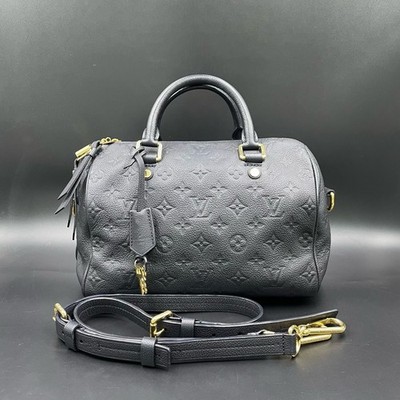 Louis Vuitton Speedy Bandouliere Bag Monogram Empreinte Leather 25 USA Shipping