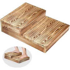 Wooden 2 Step Stool High Beds Moderate  Applicable 2-Step Stools Seniors Solid
