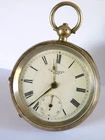 c1898 HEAVY SOLID SILVER POCKET WATCH by J.G.GRAVES - WALTHAM MASS WATCH Co