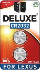 Lexus Key Fob Replacement Batteries Smart Remote 2-Pack