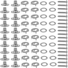 20 Sets Twist Lock Fasteners, Twist Lock Common Sense Fastener 304 Stainless Ste