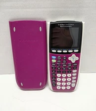 Texas Instruments TI-84 Plus C Silver Edition Graphing Calculator - Pink/Plum