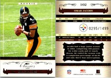 2006 Donruss Classics Omar Jacobs Rookie Card 102 #'d 295/1499 RC. rookie card picture