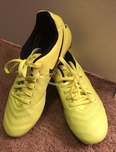 nike tiempo neon green