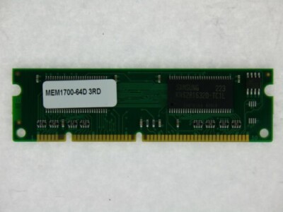 PC周辺機器 CISCO Cisco 1700 64MB DRAM DIMM MEM1700-64D= cm3dmju s-l400.jpg