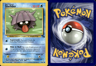 世界54枚 PSA10 シェルダー shellder カードe 385 Shellder Fossil Set 54/62 Common 1995-1999 Pokemon Card | eBay
