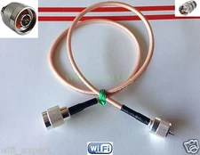 RG142 LOW LOSS COAX RF CABLE PL259 UHF MALE TO N TYPE MALE/FEMALE STRAIGHT USA