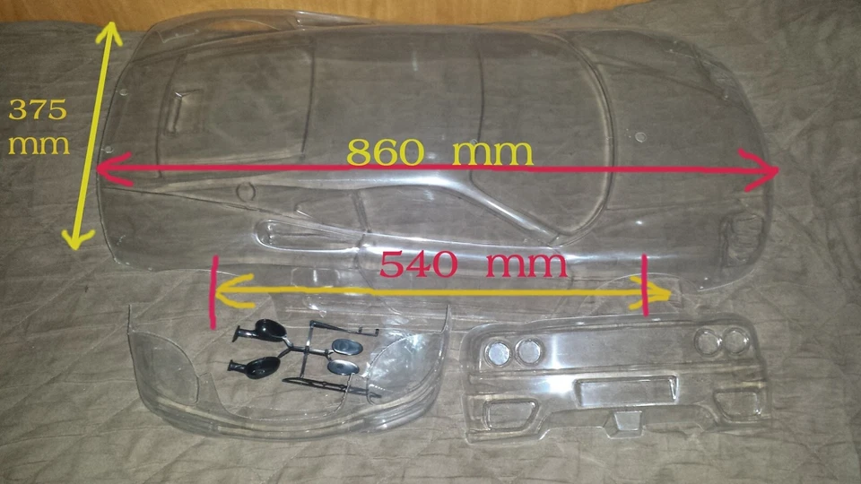 Ferrari 360 Challenge Carrozzeria + accessori  Body  1/5 scale look foto - Immagine 4 di 4