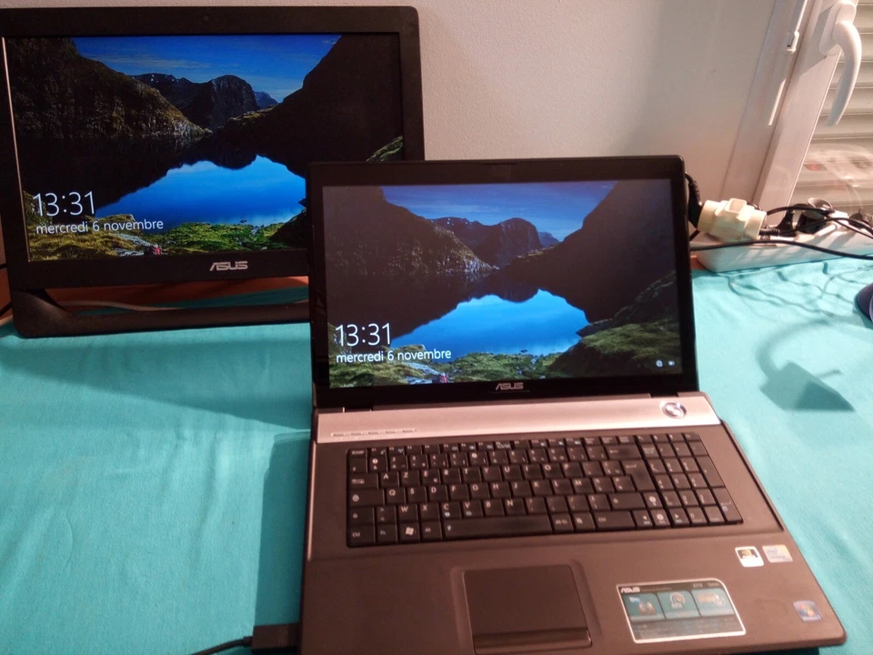 ASUS-X77V de Core(TM)2 Duo)Ram 4Go/stockage 500Go/ssd-64Go avec Windows 10 (17,3 - Photo 2/4