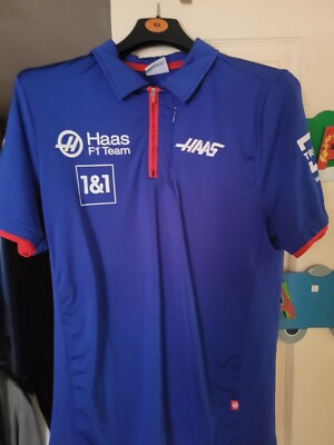 Haas F1 Team 2022 Medium Mens Polo Shirt UK