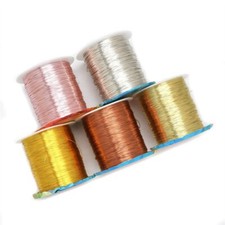 Copper Wire 18 to 32 Gauge Craft Jewelry Making Solid Tarnish-Resistant Beading
