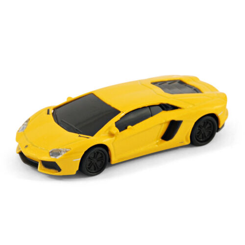 Official Lamborghini Aventador Sports Car USB Memory Stick 8Gb - Yellow - Afbeelding 1 van 5