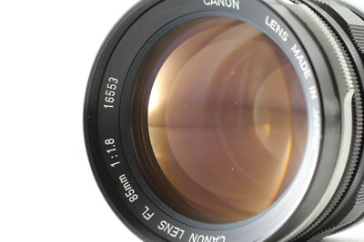 Exc+++++】 Canon FL MF 85mm f/1.8 Portrait Lens FD / FL Mount From