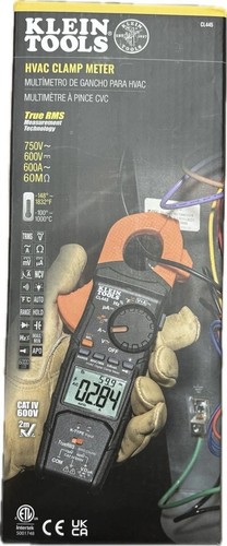 Klein Tools CL445 HVAC CLAMP METER - BRAND NEW IN BOX - FREE SHPPPING
