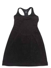 Vetements Black Glitter Open Back Mini Dress - Size M