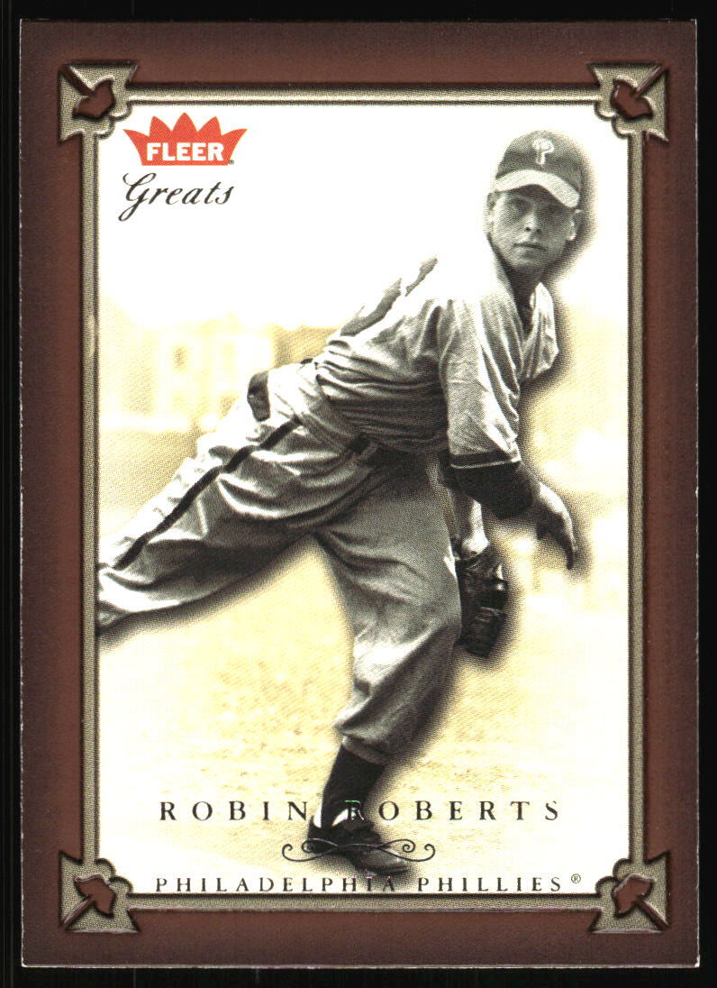 2004 Fleer Greats of the Game Robin Roberts #129 Philadelphia Phillies