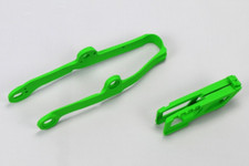 KAWASAKI KXF 250 2009-2016 KXF 450 2009-15 KIT CRUNA+PATTINO SCORRICATENA VERDE