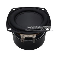 1x 3" in 4/8Ohm 25W HIFI Mid Bass Driver Audio Speaker Stereo Woofer Loudspeaker