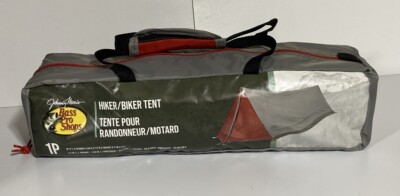 Bass Pro Shops Hiker Biker Tent- Person Tent 83”L X 50”W Hunting  Lightweight