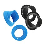 2x Auto 6.5inch Silicone Car Speaker Baffle Waterproof and Dustproof Cover