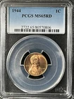 1944  1C RD Lincoln Wheat One Cent  PCGS MS65RD   80570806