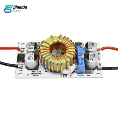 250W 10A Step Up Boost Converter w/ Current Limiter for Arduino DIY Power LEDs