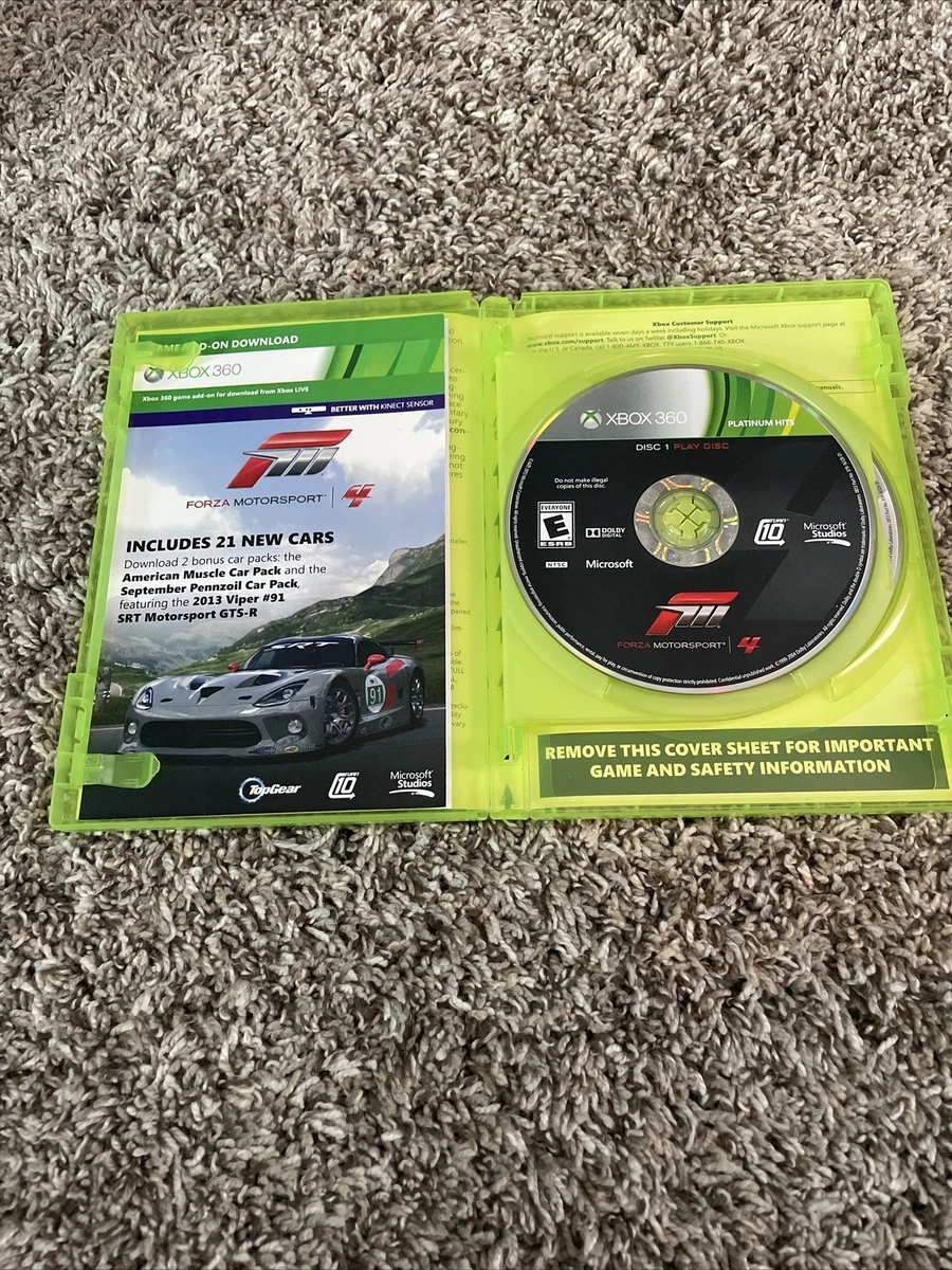 Forza Motorsport 4. XBOX 360. CIB