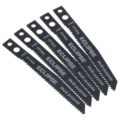 Lames de scie sauteuse Eclipse métal bois plastique coupe droite fine 1,8 mm ... - Photo 1/4