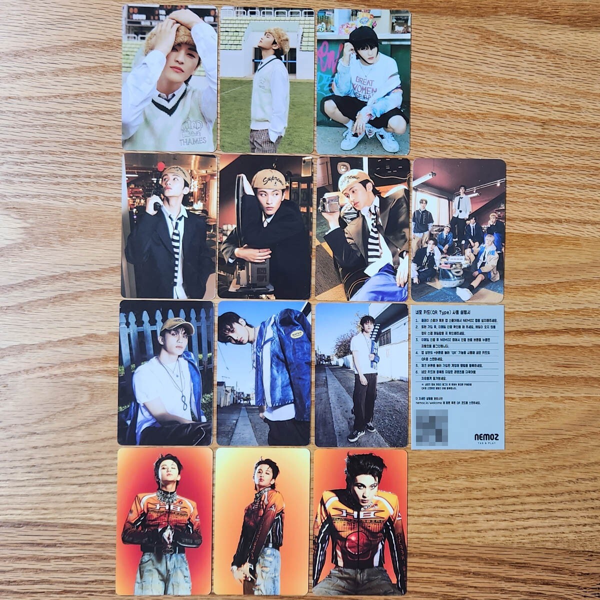 Mark Official 12pcs Image & QR Photocard Set NCT Dream ISTJ Mark Official 12pcs Image & QR Photocard Set NCT Dream ISTJ