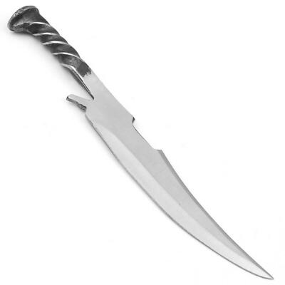 Hand Forged Clip Point Locomotive Railroad Spike Knife 13.25'' High Carbon Steel