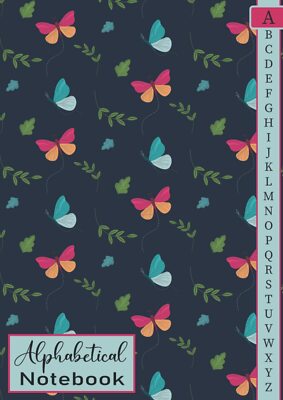 Alphabetical Notebook With Tabs: 6 Pages Per Letter | A To Z Alphabet Notepad | Sall Lined - View #8