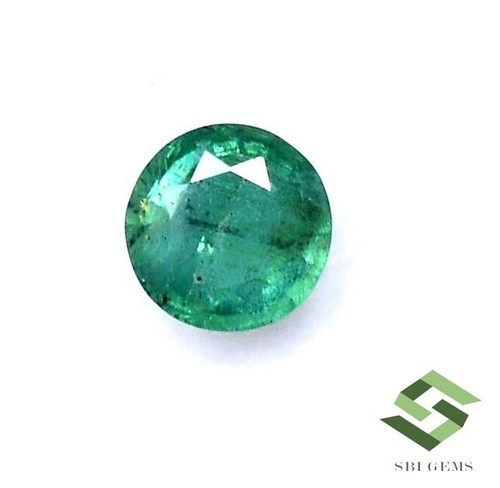 Lot De 15 émeraudes Rondes Naturelles 6mm Colombie - Certifiées AGL - Vrac Pour Création Bijoux