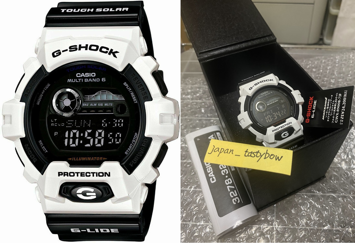 Casio G-SHOCK G-LIDE GWX-8900B-7JF Tough Solar Men's Watch New in Box