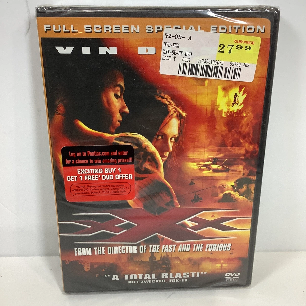 XXX (DVD, 2002, Full Screen Special Edition) 43396106079 | eBay