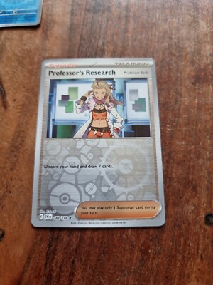 Pokemon - 189/198 - Professor's Research- Scarlet & Violet Base reverse Holo R