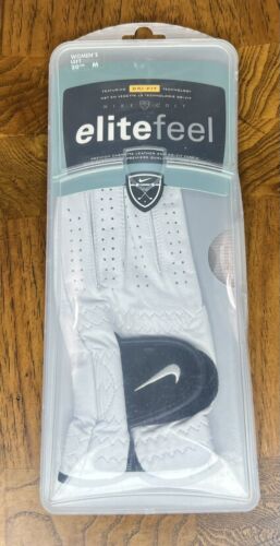 NEW Nike Elite Feel Golf Glove Size Medium Left Hand 20cm Cabretta Leather