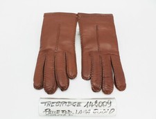 Women's UX gloves - leather - brown - Cod.0142009 - The Bridge